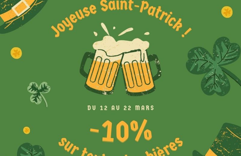 La Saint-Patrick débarque aux Jardins de l&rsquo;Étoile ! 🍀