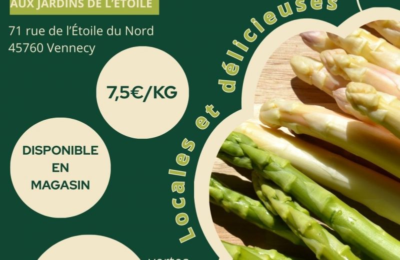 Elles sont de retour… les asperges locales ! 😁