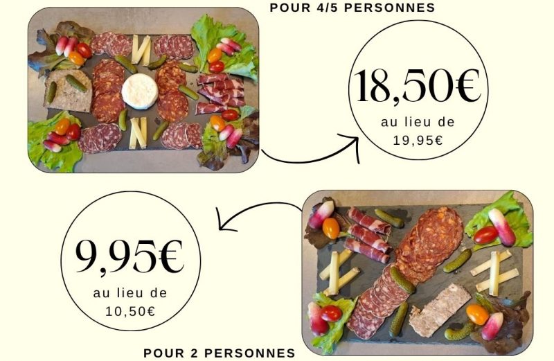 Préventes des planches apéro pour les afterworks !