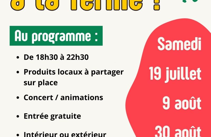 Les Estivales des Jardins de l’Étoile – 3 soirées à ne pas manquer ! 🌟